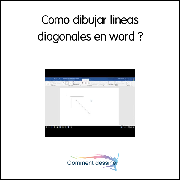 Como dibujar lineas diagonales en word